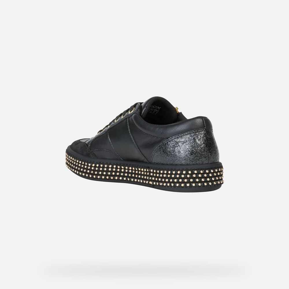 Basket Geox Leelù - Noir - Femme 274815-VEG